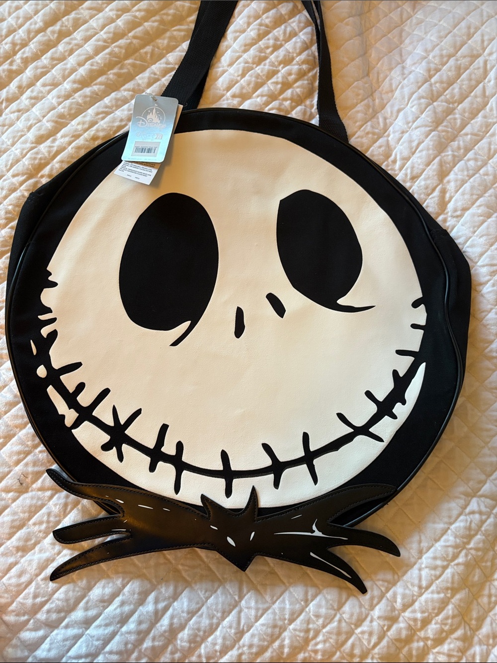 Disney - Jack Skellington Large FaceTote Bag - The Nightmare Before Christmas - Picture 6 of 7